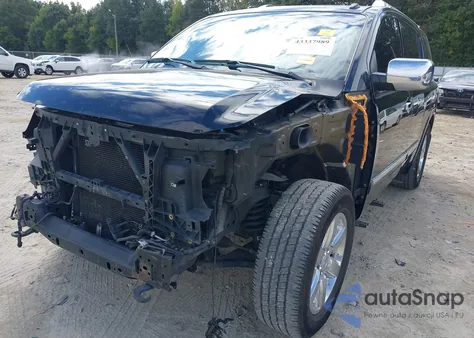 2014 Nissan Armada Platinum from USA, damaged, VIN 5N1BA0NF5EN608217